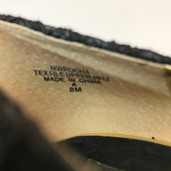 Nine West NWRocha Sparkly Lace Overlay Suede Trimmed Pumps - Picture 5 of 8